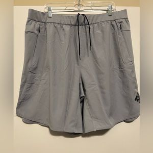 Adidas 2X gray elastic short joggers
